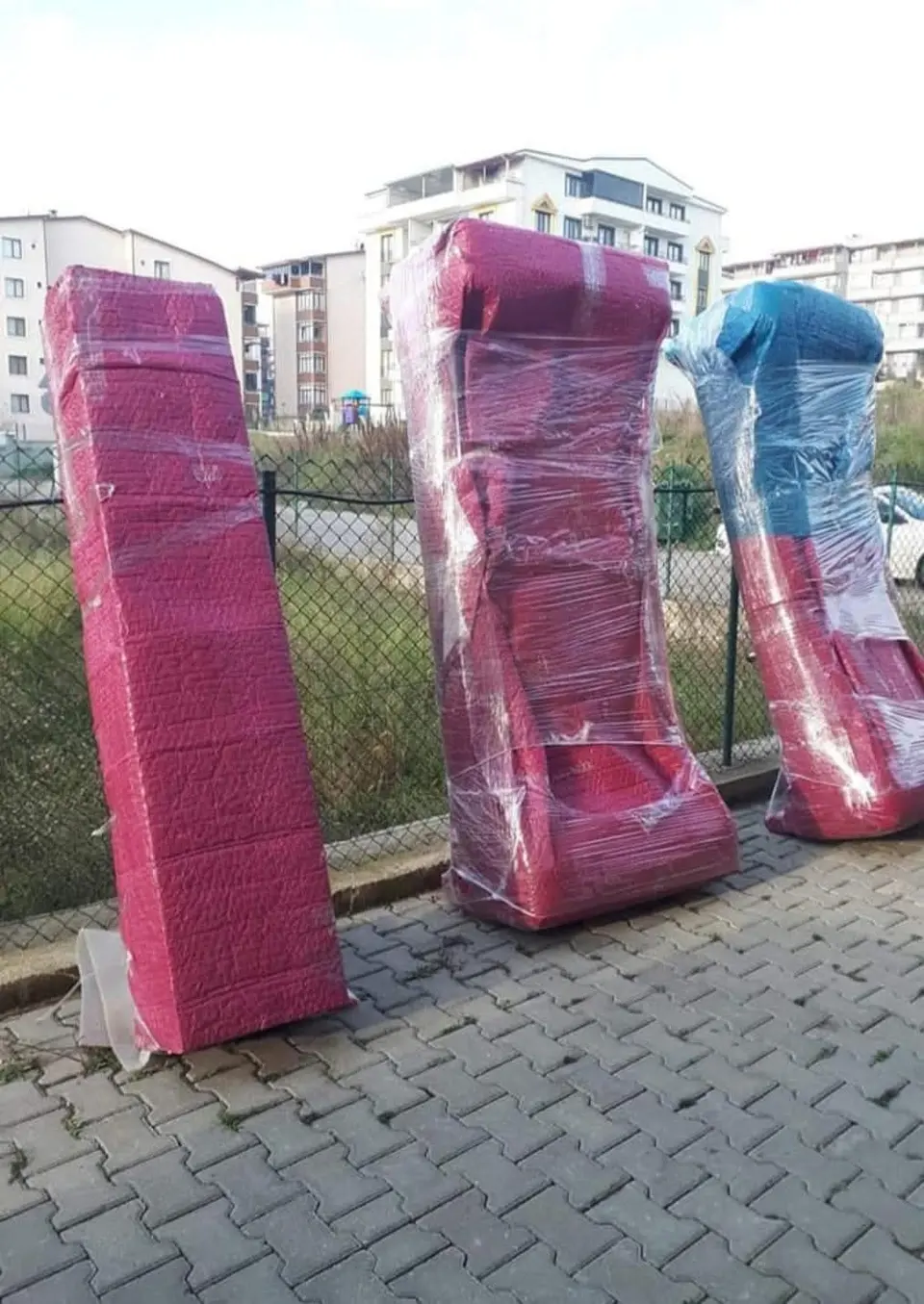 Paketlenmiş koltuklar